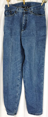 LL Bean Vintage Flannel Lined Jeans Made USA Straight Leg Winter Women's